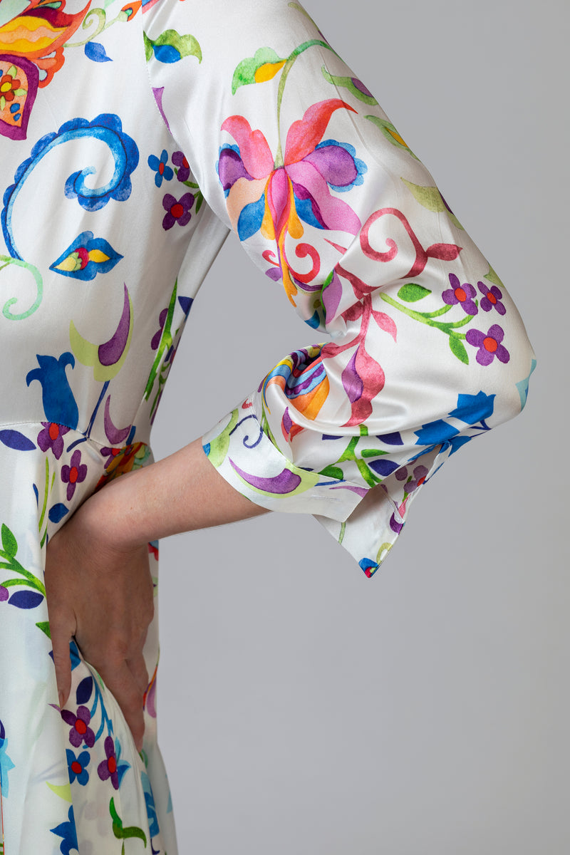 The Silk Mamma Mia in Floral Print | Sartoria Saracena