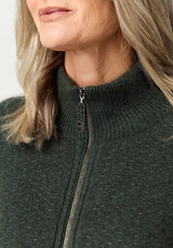 Arianne Zip-Up Jacket in Wilderness | Merinomink