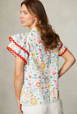 Ria Frill Blouse | FeeG