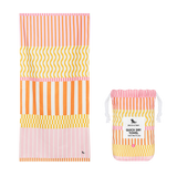 Lemonade Waves Large Quick Dry Towel | Dock & Bay
