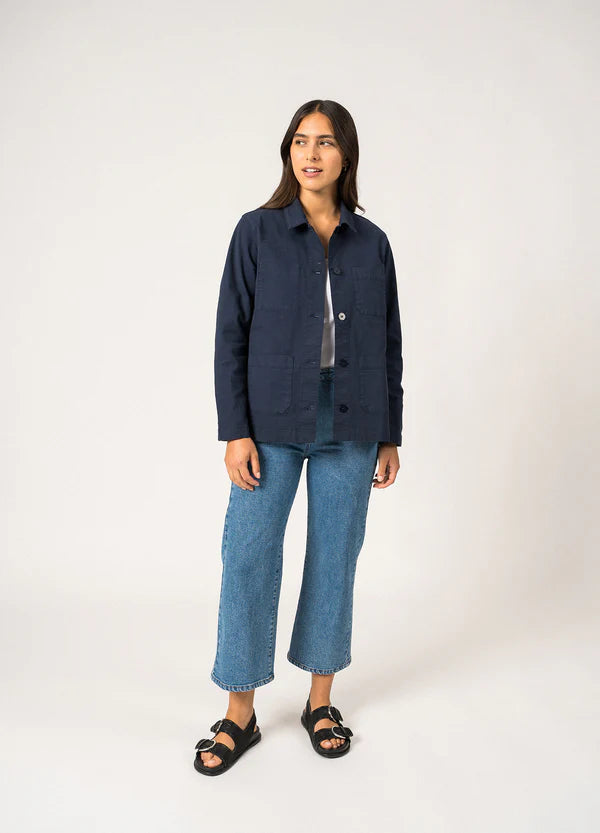 Alize Worker Jacket in Marine | Saint James