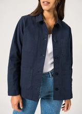 Alize Worker Jacket in Marine | Saint James