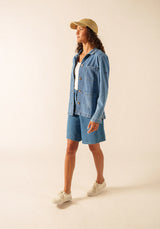 Alize Worker Jacket in Denim | Saint James