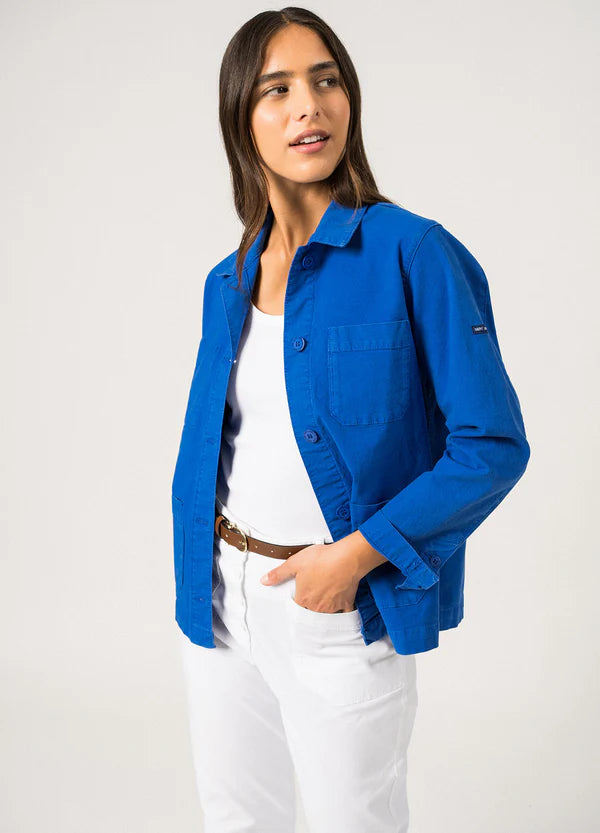 Alize Worker Jacket in Mer | Saint James