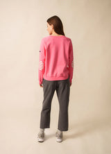 Patsy Hollywood Pink Sweatshirt | Saint James