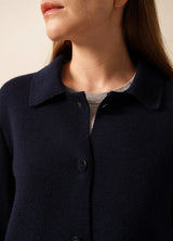 La Plagne Navy Wool Jacket | Saint James
