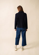 La Plagne Navy Wool Jacket | Saint James