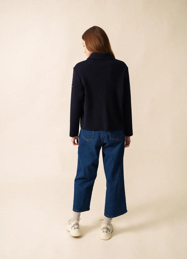 La Plagne Navy Wool Jacket | Saint James