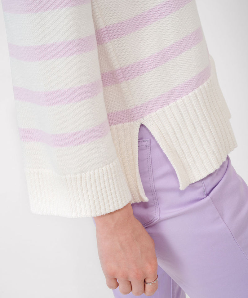 Lia Soft Purple Striped Jumper | Brax