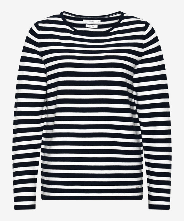 Lesley Navy Striped Jumper | Brax