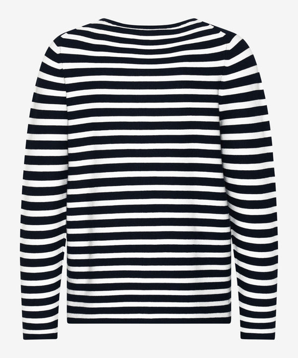 Lesley Navy Striped Jumper | Brax