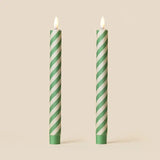 Appletini Barley Twist Flameless LED Wax Candles | Tinkalink