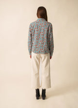 Fanny Teal Floral Shirt | Saint James