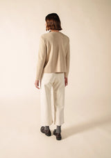 Montpellier Cardigan in Beige | Saint James
