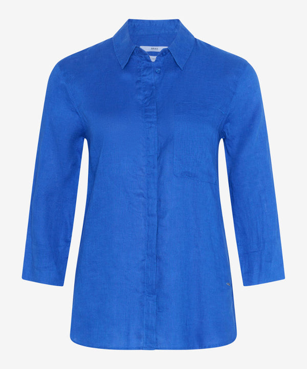 Vicki Blue Linen Shirt | Brax