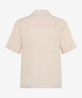 Vio Light Sand Short Sleeve Linen Shirt | Brax