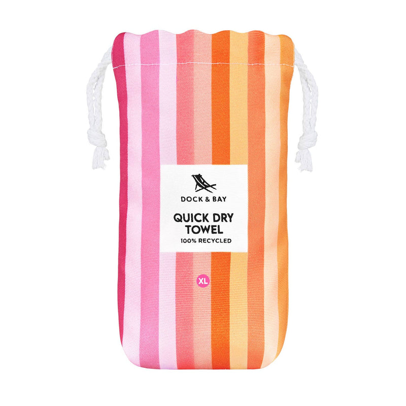 Summer Miami Sorbet Large Quick Dry Towels | Dock & Bay
