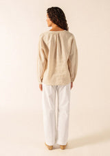 Charlotte Striped Linen Blouse | Saint James