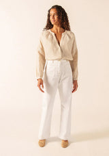 Charlotte Striped Linen Blouse | Saint James
