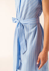 Maelys Blue Stripe Shirt Dress | Saint James
