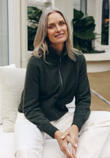 Arianne Zip-Up Jacket in Wilderness | Merinomink