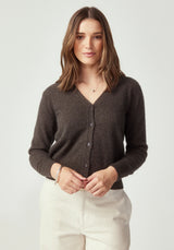 Relax Cashmere Cardigan in Cinnamon | Untouched World