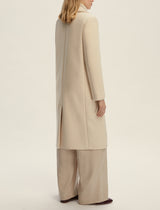 Bormio Wool White Coat | EMME