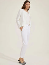 Vania Wool White Jacket | EMME