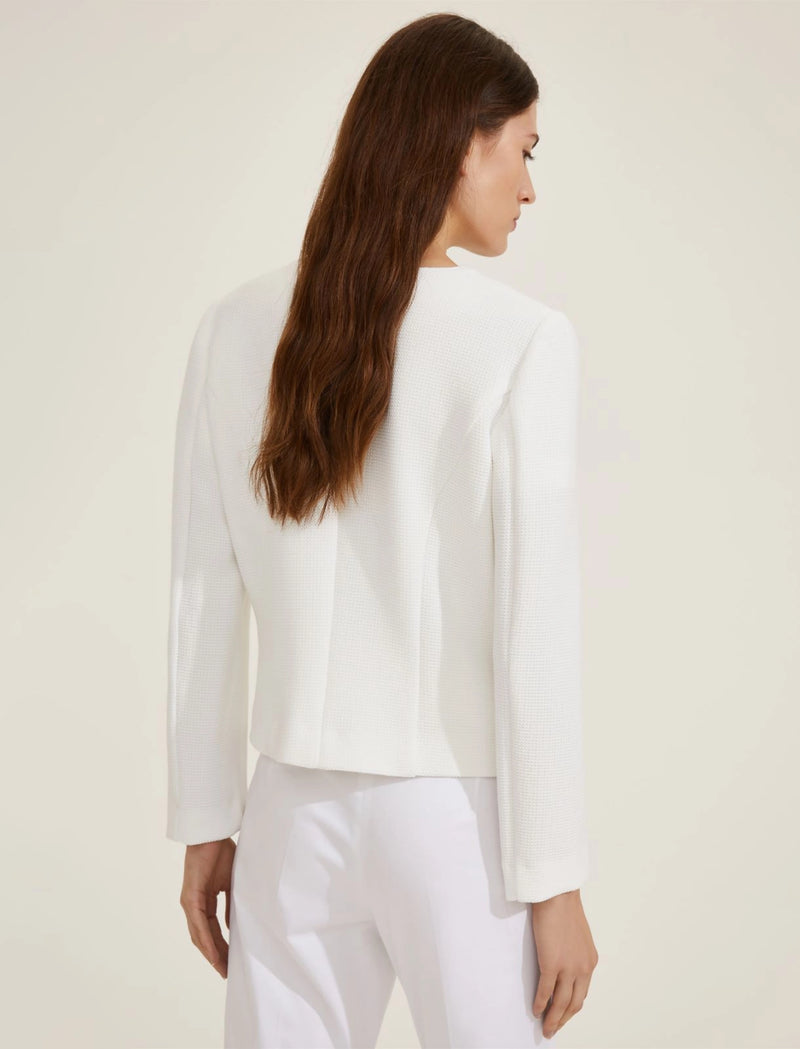 Vania Wool White Jacket | EMME