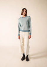 Cancale Jumper in Celeste | Saint James
