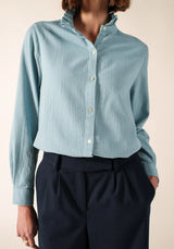 Lucinda Shirt in Celeste | Saint James