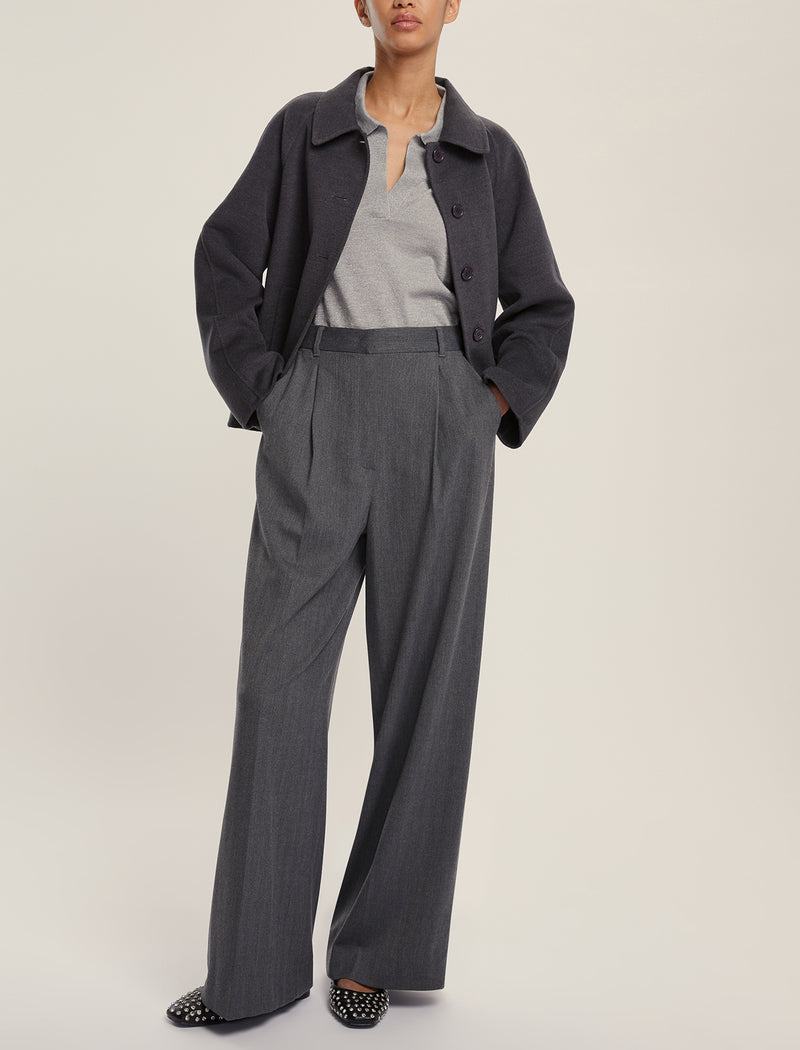 Clip Grey Coat | EMME