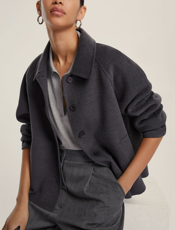 Clip Grey Coat | EMME
