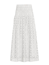 Ballo White Broderie Anglaise Skirt | EMME
