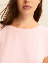 Cartone Pink Silk Blend Blouse | EMME