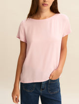 Cartone Pink Silk Blend Blouse | EMME