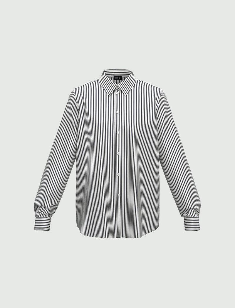 Foce Navy Stripe Shirt | EMME