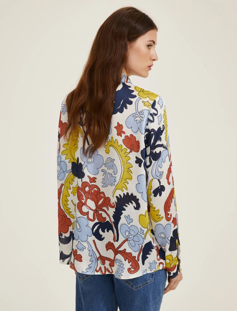 Morena Citron Print Shirt | EMME