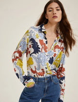 Morena Citron Print Shirt | EMME