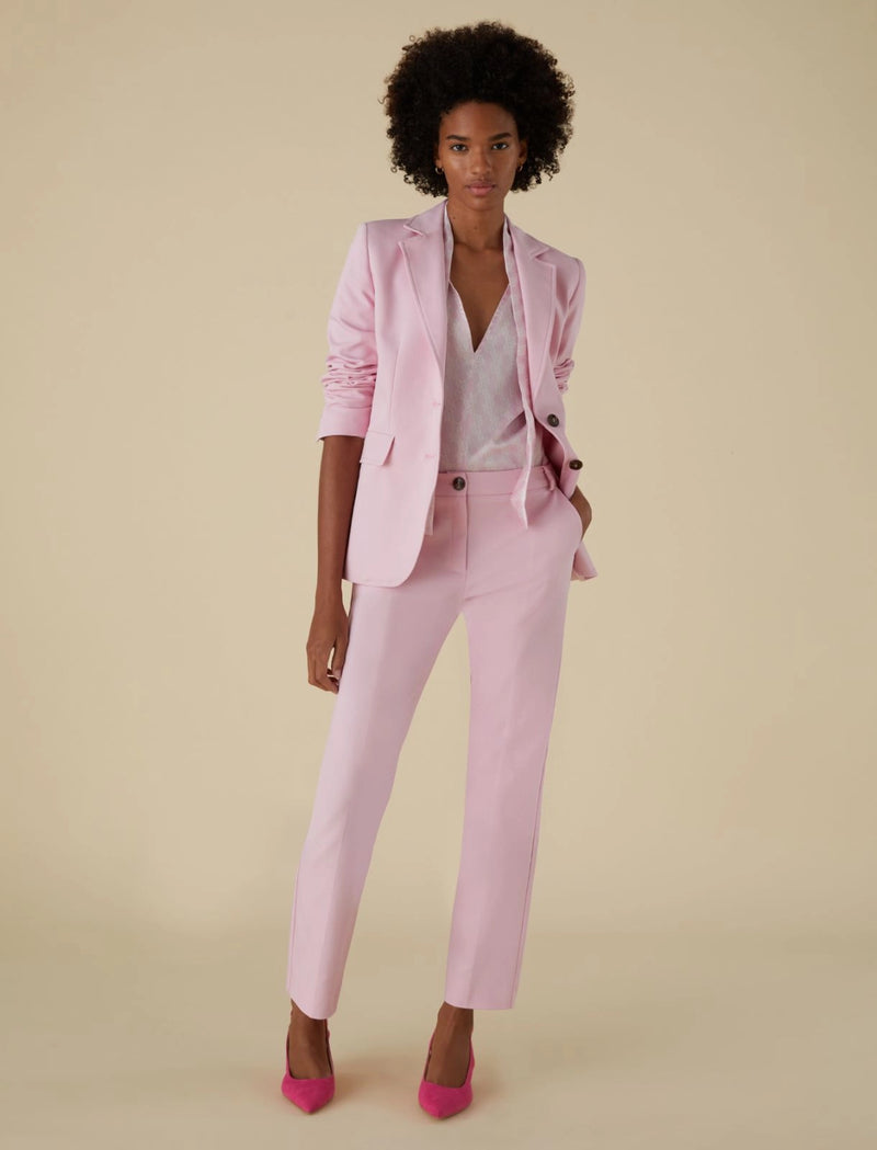 Valenza Pink Chino Trousers | EMME