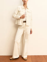 Baschi Cream Trousers | EMME