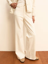 Baschi Cream Trousers | EMME