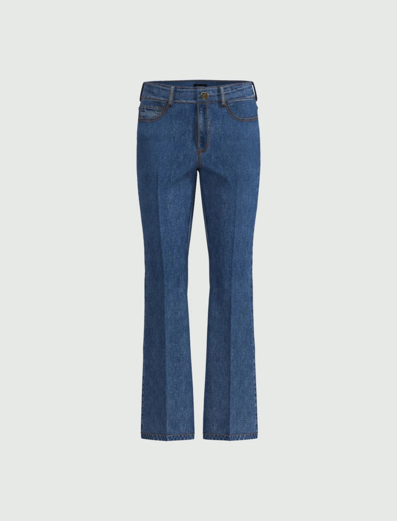 Ibisco Cornflower Blue Bootcut Jeans | EMME