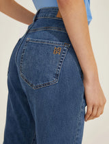 Ibisco Cornflower Blue Bootcut Jeans | EMME