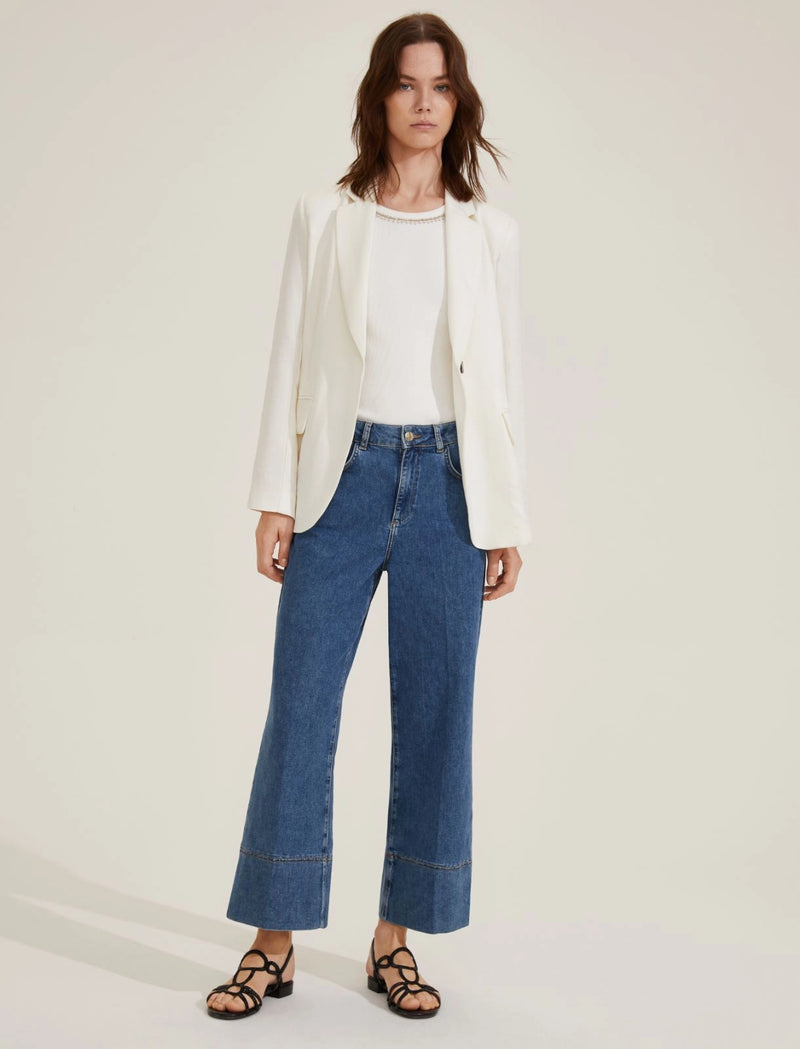 Kentia Cornflower Blue Stretch Jeans | EMME