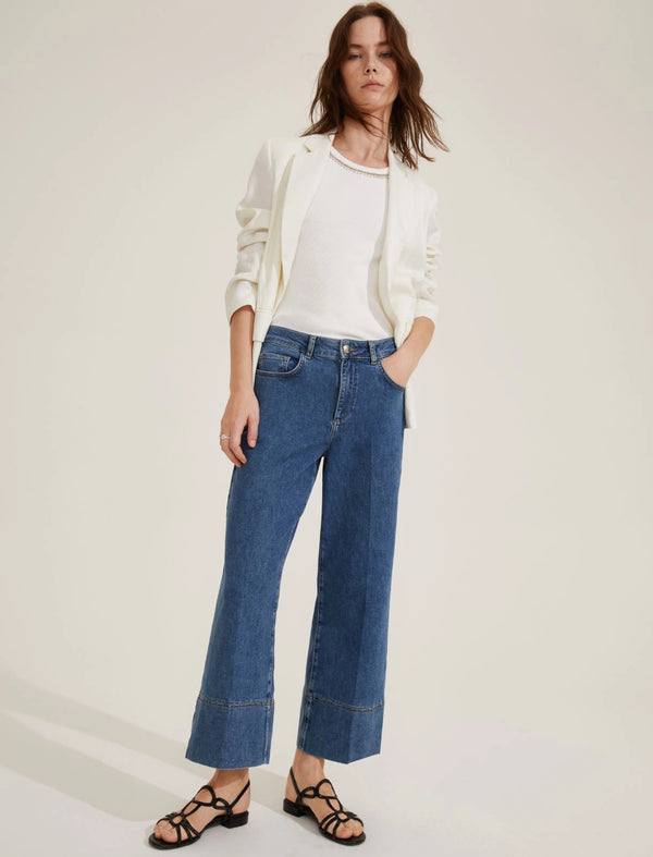 Kentia Cornflower Blue Stretch Jeans | EMME