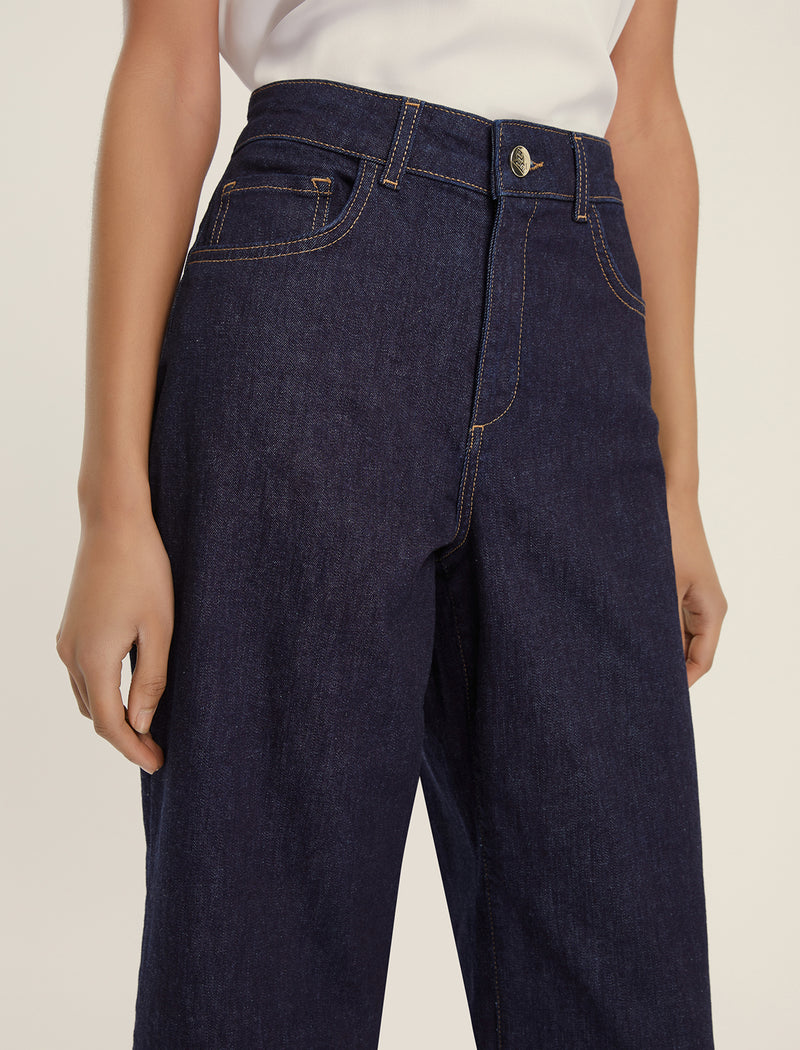 Kentia Midnight Blue Stretch Jeans | EMME
