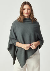 Kapua Cashmere Button Cape in Kamuka | Untouched World