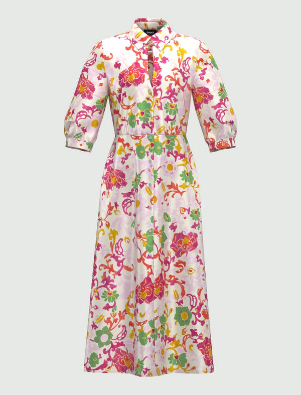 Aereo Floral Midi Dress | EMME