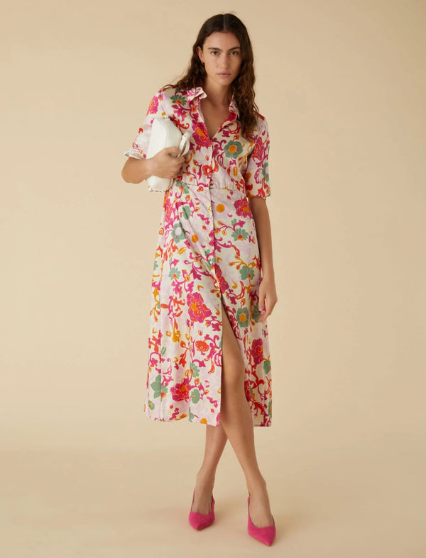 Aereo Floral Midi Dress | EMME
